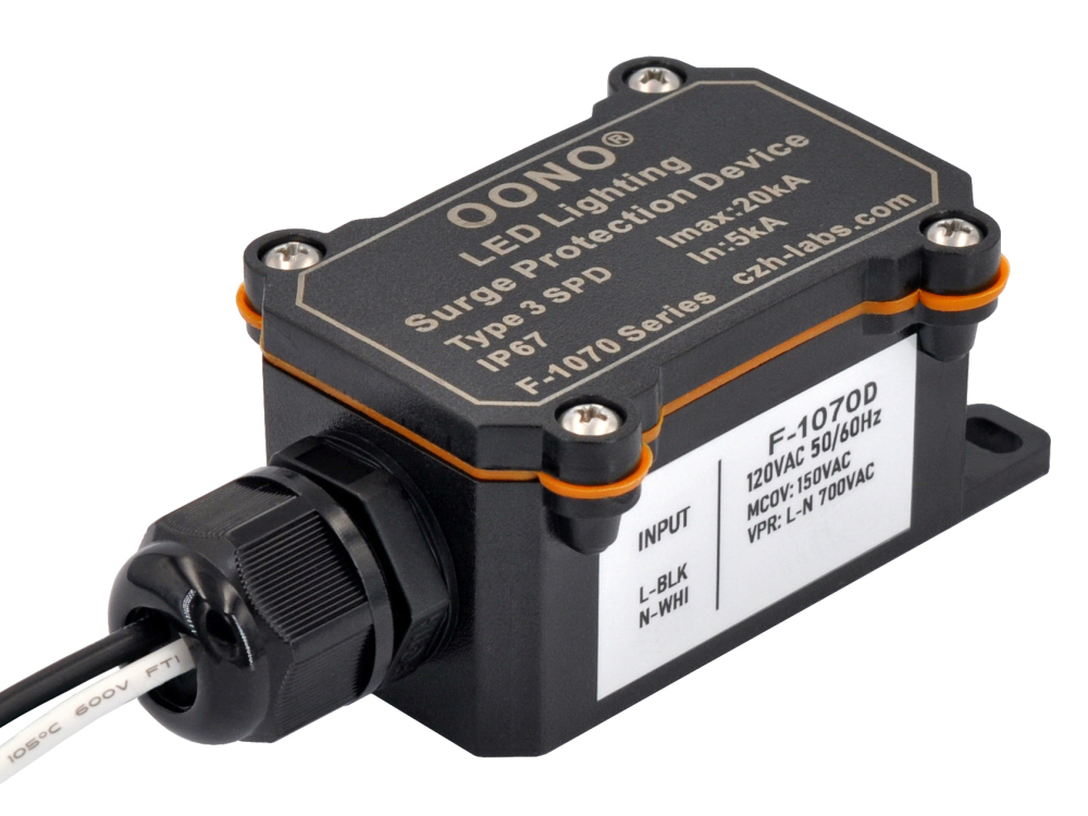 F-1070D AC120V SPD Surge Protective Device Module for LED Lighting