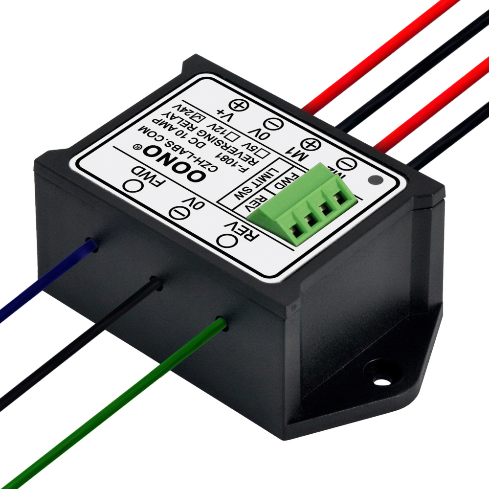 24V 10Amp Reversing Relay Module, Support Limit Switch, for Motor / Linear Actuator