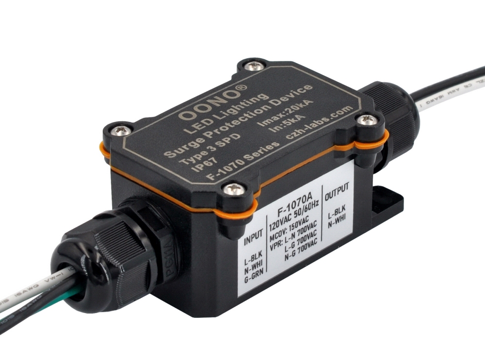 F-1070A AC120V SPD Surge Protective Device Module for LED Lighting