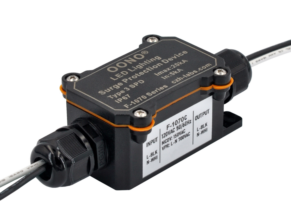 F-1070C AC120V SPD Surge Protective Device Module for LED Lighting