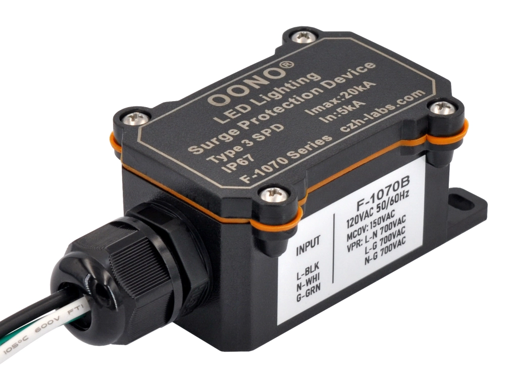 F-1070B AC120V SPD Surge Protective Device Module for LED Lighting