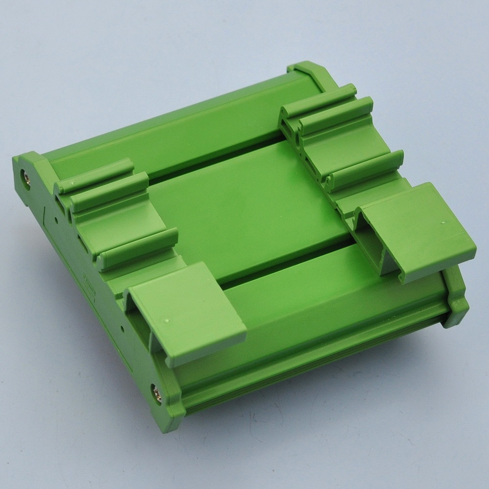 ELECTRONICS-SALON DIN Rail Mount 4 SPDT 10Amp Power Relay Interface Module, DC 5V Version.