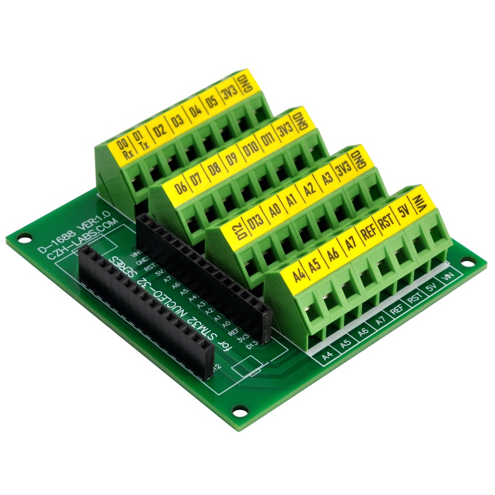 Screw Terminal Block Breakout Board Module for STM32 Nucleo-32