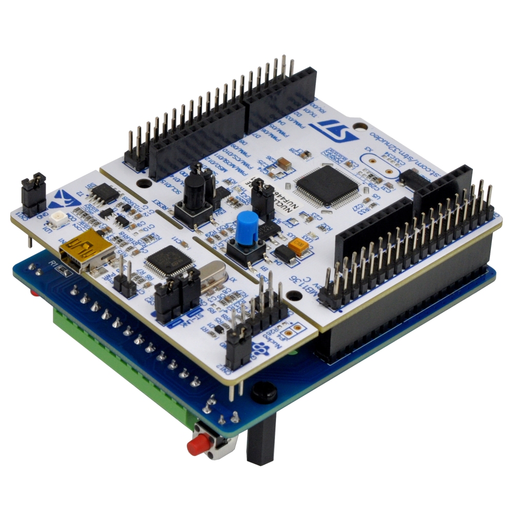 Bottom-mount Screw Terminal Block Breakout Board Module for STM32 Nucleo-64