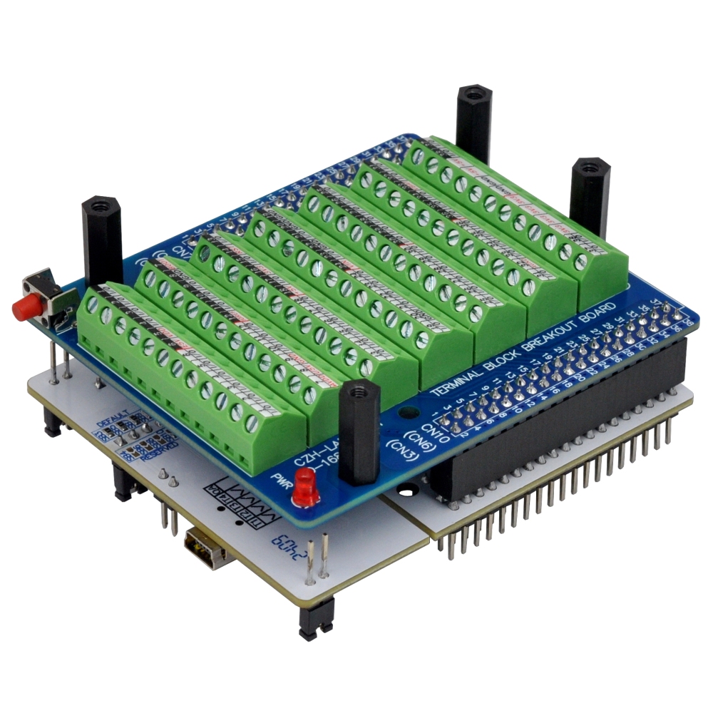 Bottom-mount Screw Terminal Block Breakout Board Module for STM32 Nucleo-64