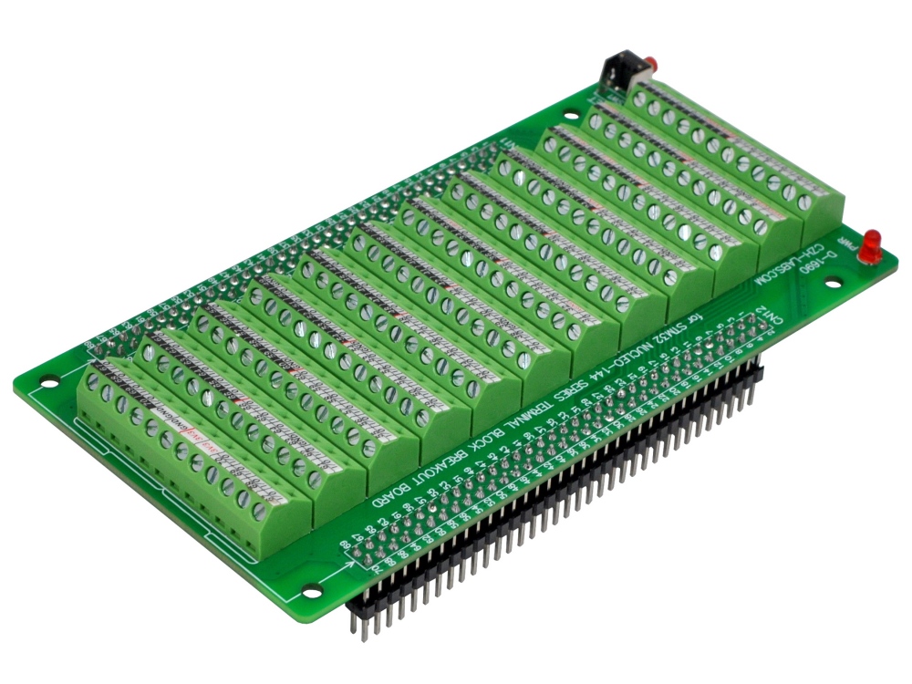 Top-mount Screw Terminal Block Breakout Board Module for STM32 Nucleo-144