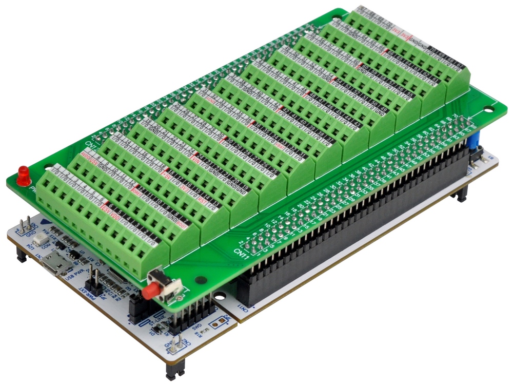 Top-mount Screw Terminal Block Breakout Board Module for STM32 Nucleo-144