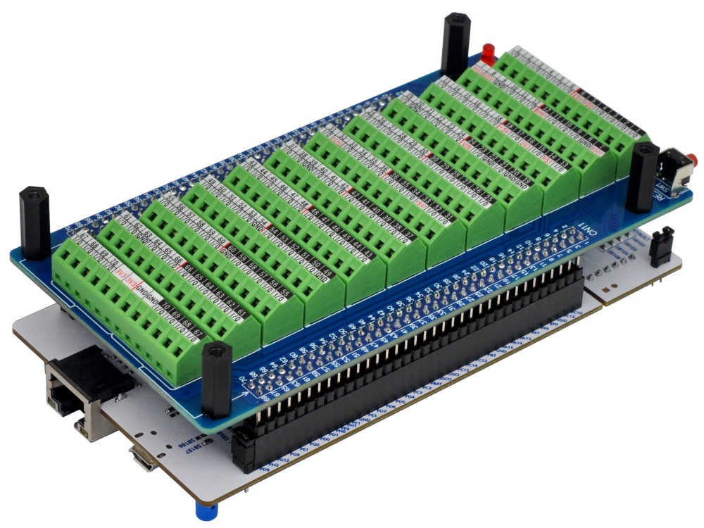 Bottom-mount Screw Terminal Block Breakout Board Module for STM32 Nucleo-144