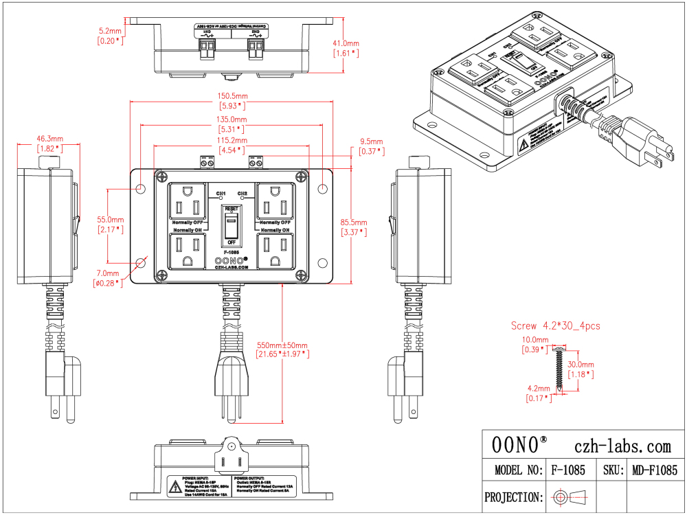 Two-channel Control IoT AC Power Relay Module for Arduino Raspberry Pi PLC MCU