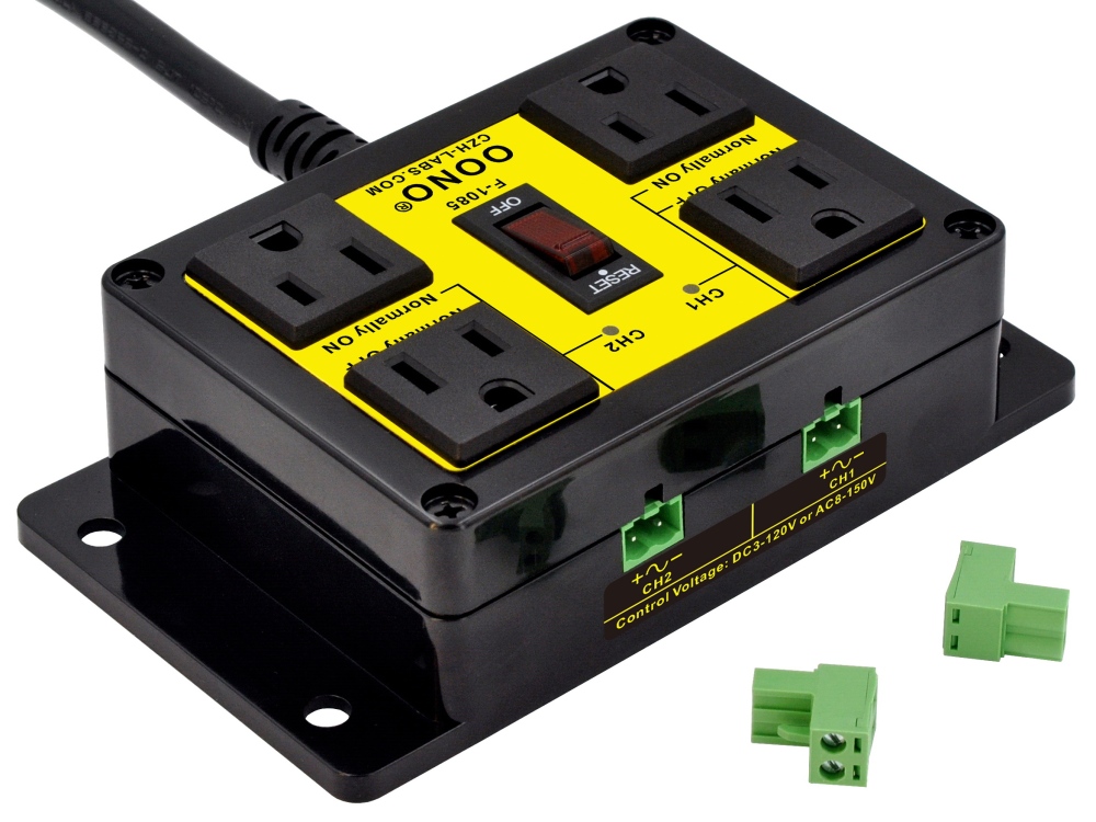 Two-channel Control IoT AC Power Relay Module for Arduino Raspberry Pi PLC MCU