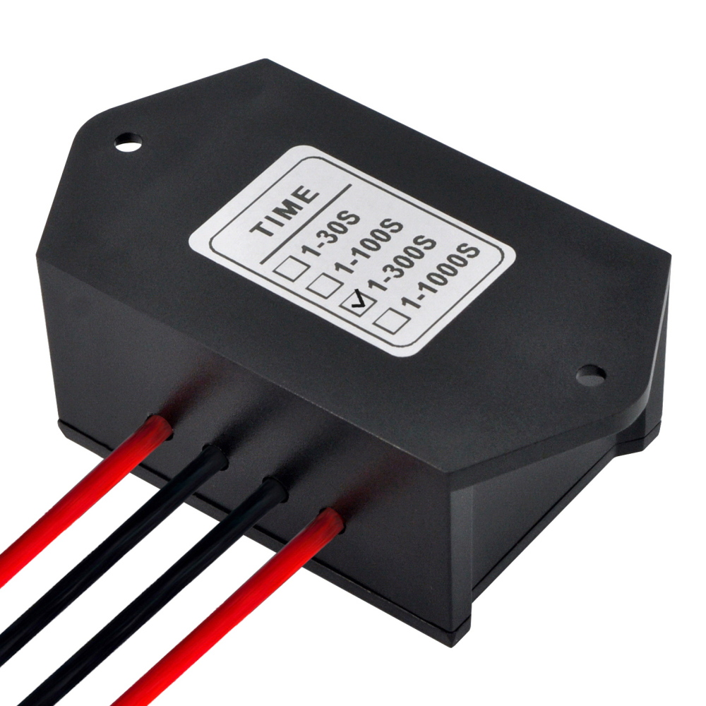 Power-ON Delay ON Timer Relay Module, AC 85-265V 10Amp, Adjust Time 1-300S, F-1086A/300S