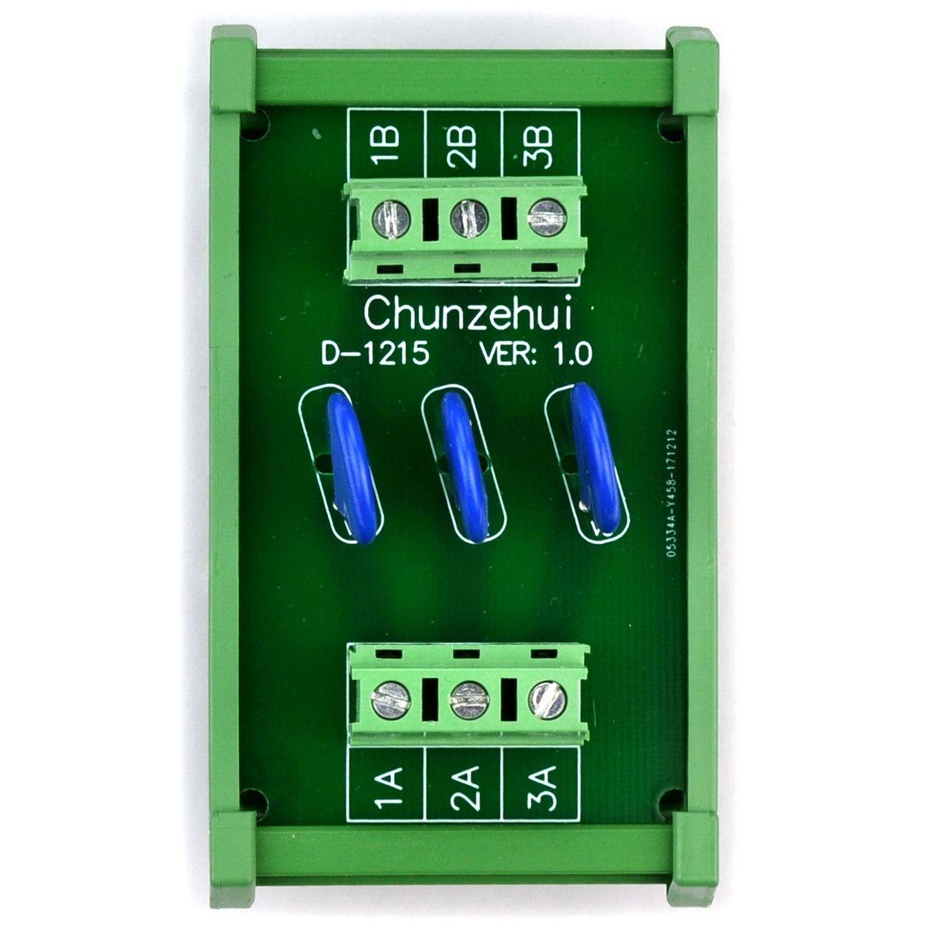 Chunzehui 3 Channels Individual DIN Rail Mount 60V SIOV Metal Oxide Varistor Interface Module, Surge Suppressor Protection SPD Board.