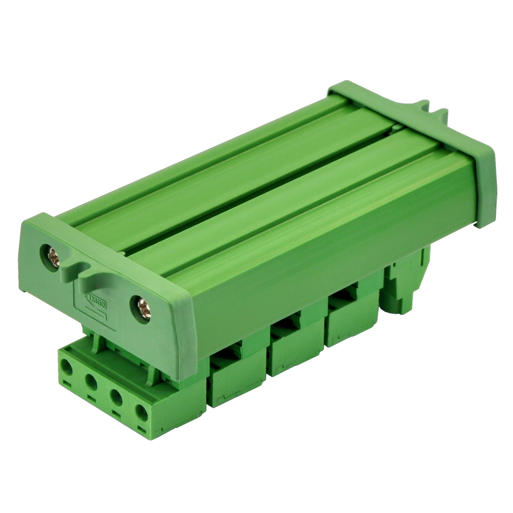 Screw Mount 30A/300V 4x4 Position Pluggable Terminal Block Distribution Module, OONO D-1554P