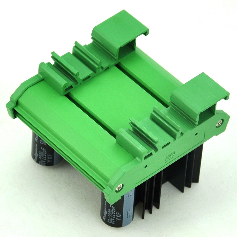 CZH DIN Rail Mount Positive/Negative 1.25~37V DC Adjustable Voltage Regulator Module.