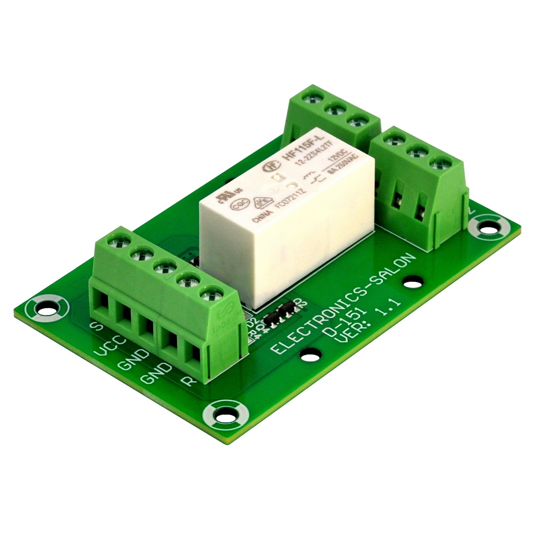ELECTRONICS-SALON Bistable/Latching DPDT 8 Amp Power Relay Module, DC12V Coil
