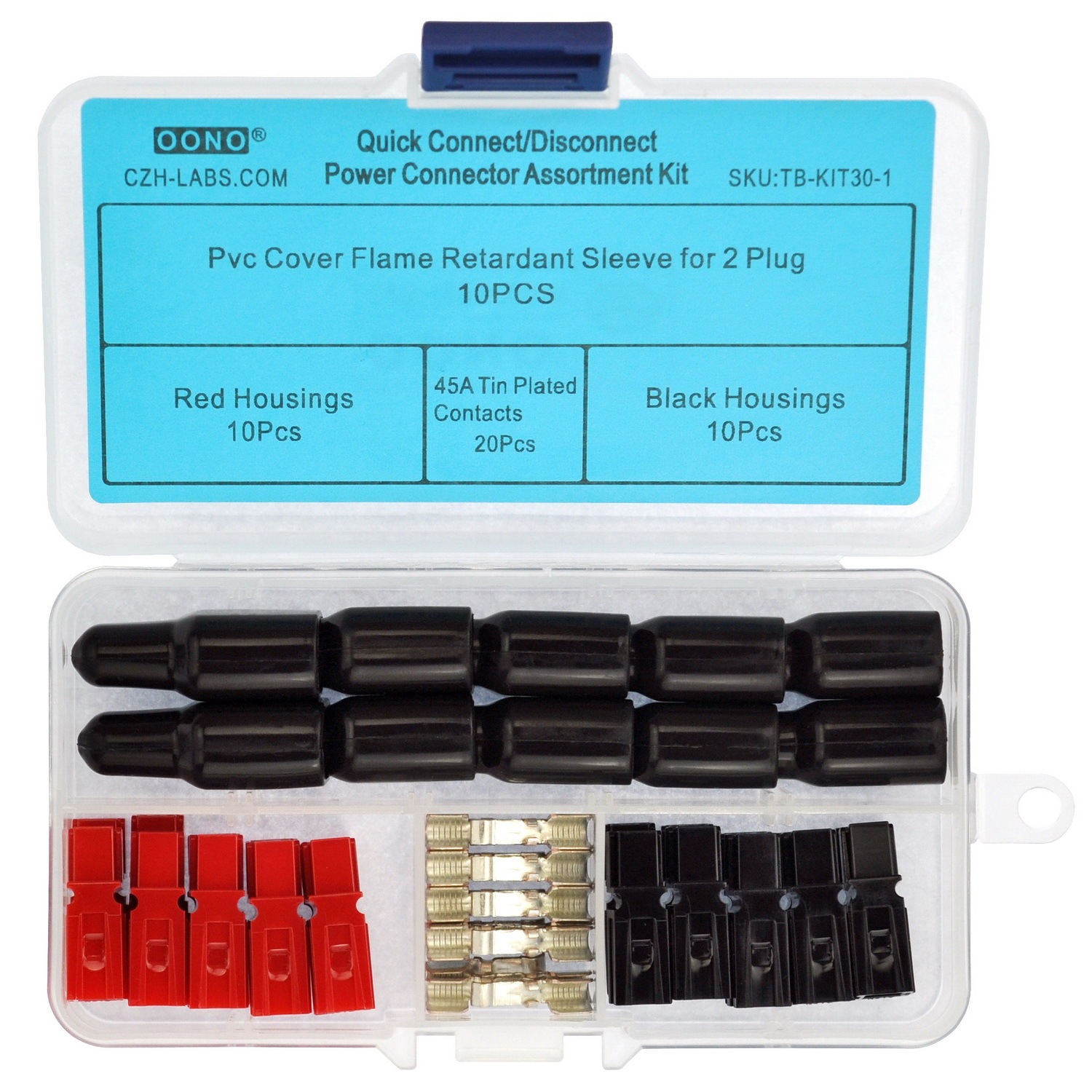 10 Pairs 45A Powerpole Connector Plug Assortment Kit