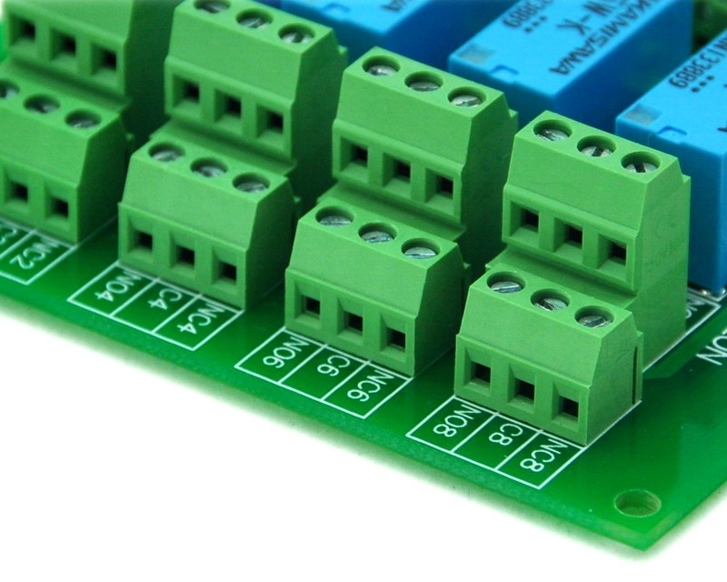 ELECTRONICS-SALON 4 DPDT Signal Relay Module Board, DC 5V Version, for Arduino Raspberry-Pi 8051 PIC.