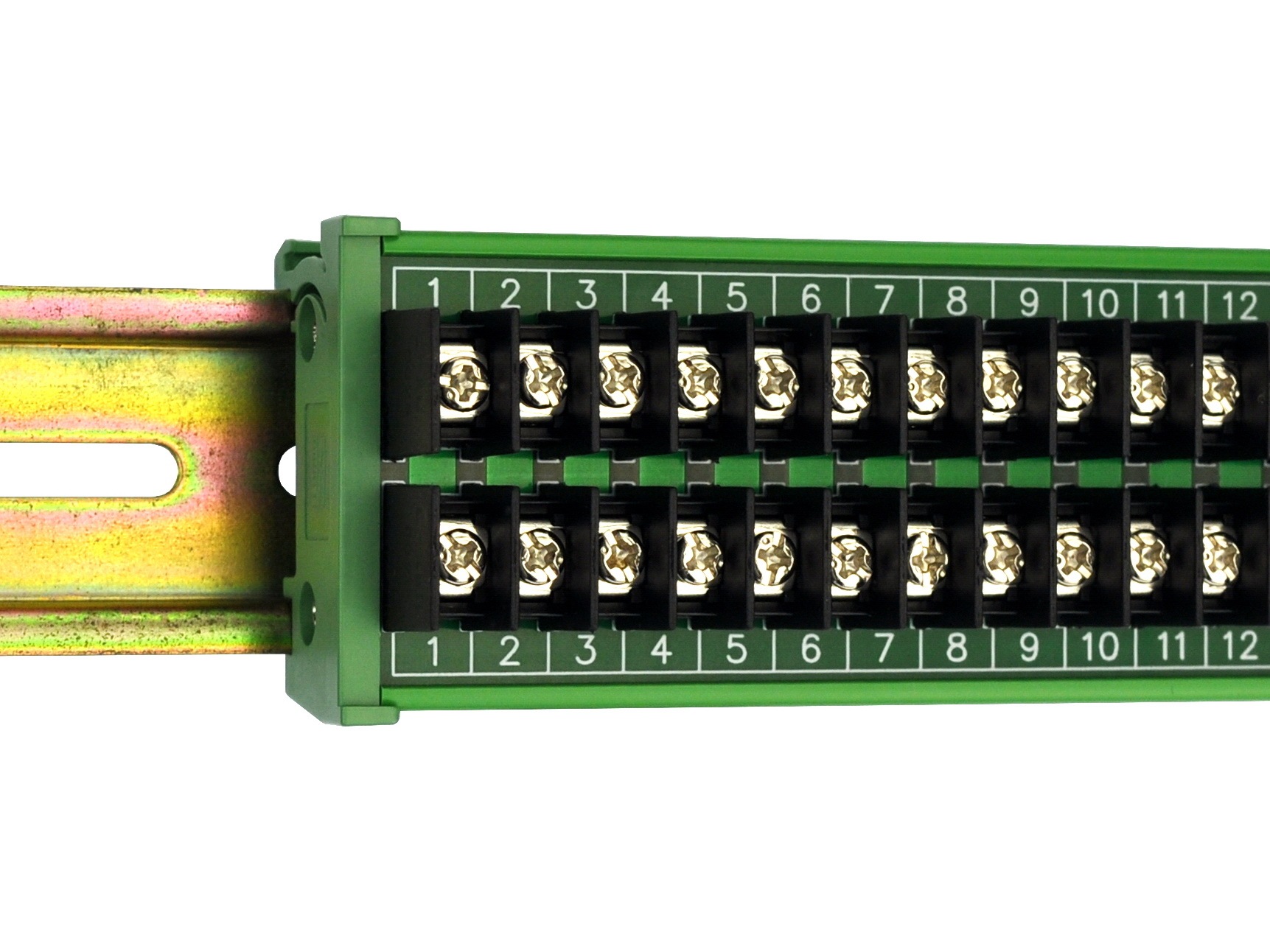DIN Rail Mount 20Amp 2x48 Position Barrier Terminal Block Module
