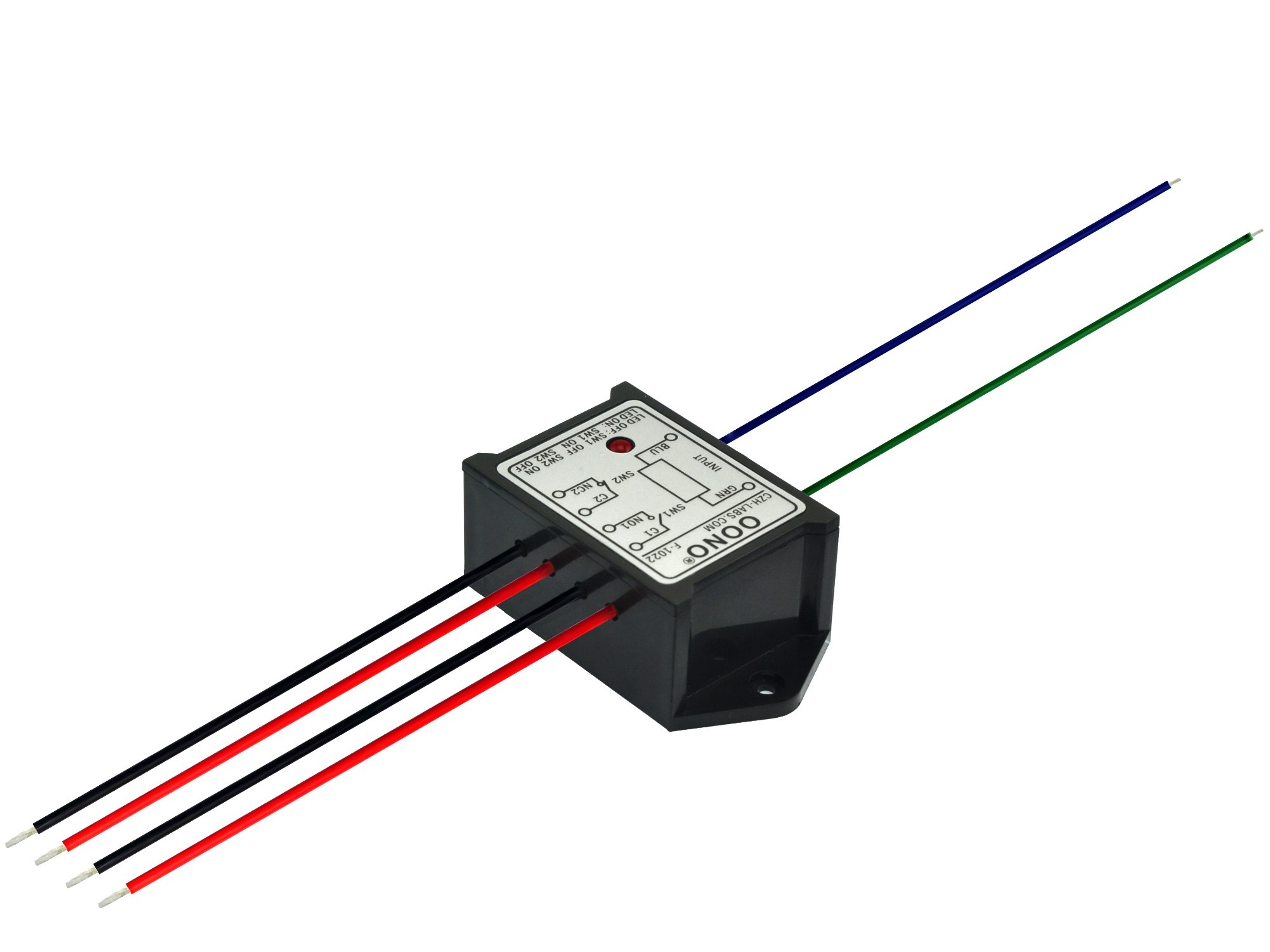 DPST 1NO 1NC 8Amp Power Relay Module, AC 110V 115V 120V Control Voltage