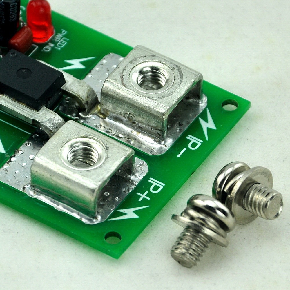 DIN Rail Mount +/-50Amp AC/DC Current Sensor Module, based on ACS758.