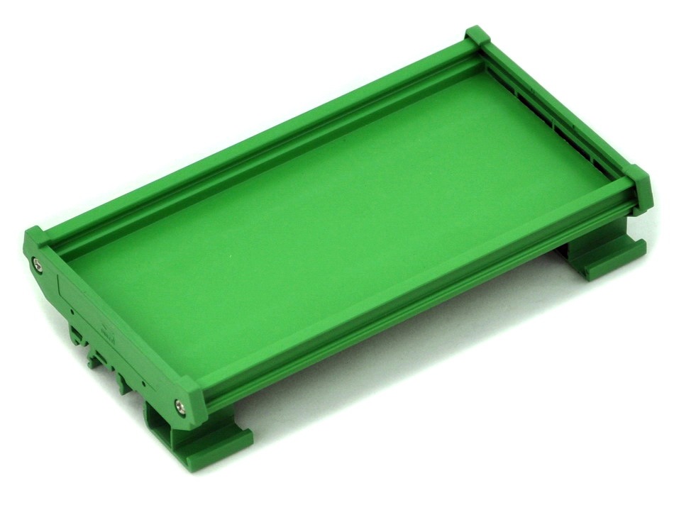 DIN Rail Mount Carrier, for 110mm x 72mm PCB, Housing, Bracket
