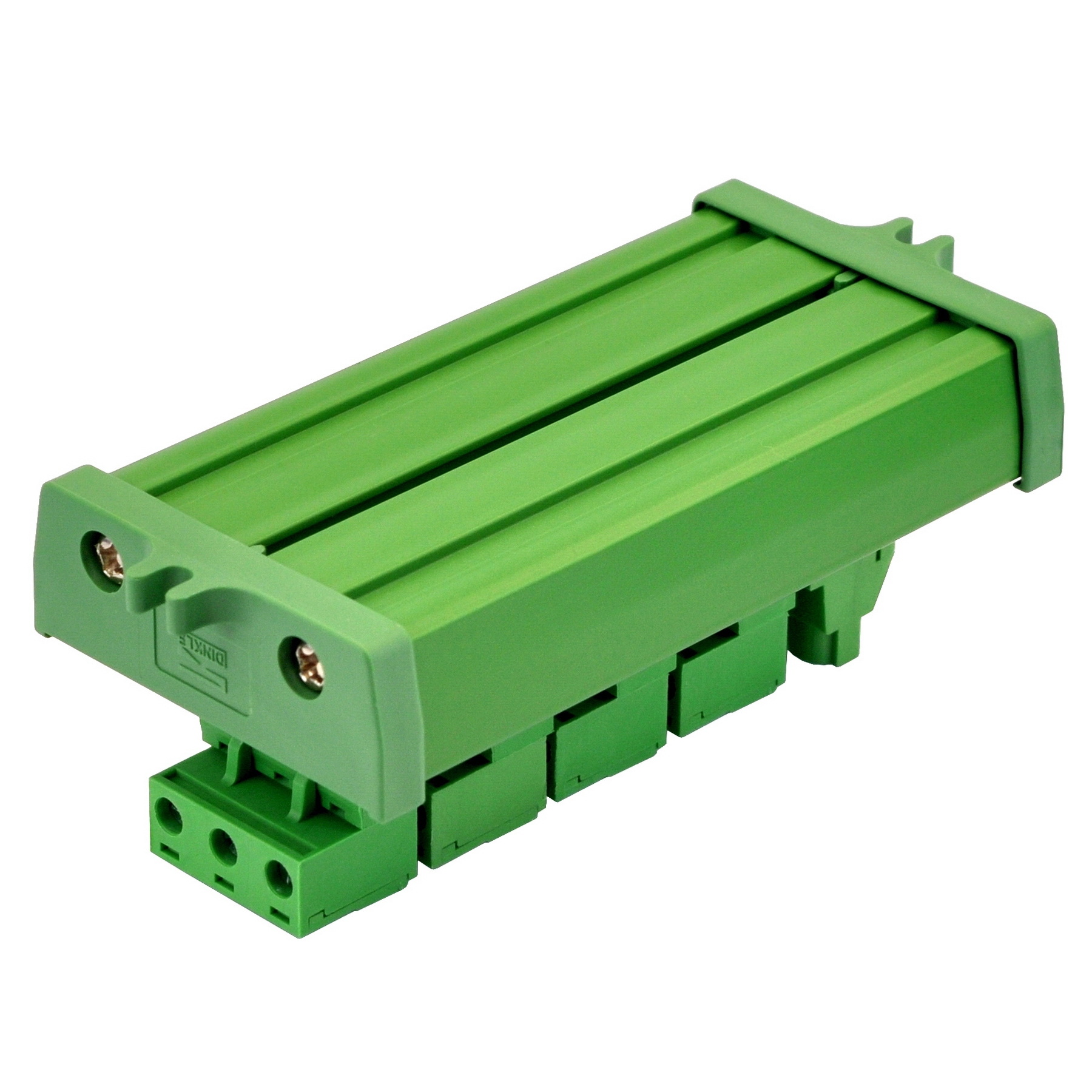 Screw Mount 30A/300V 4x3 Position Pluggable Terminal Block Distribution Module, OONO D-1553P