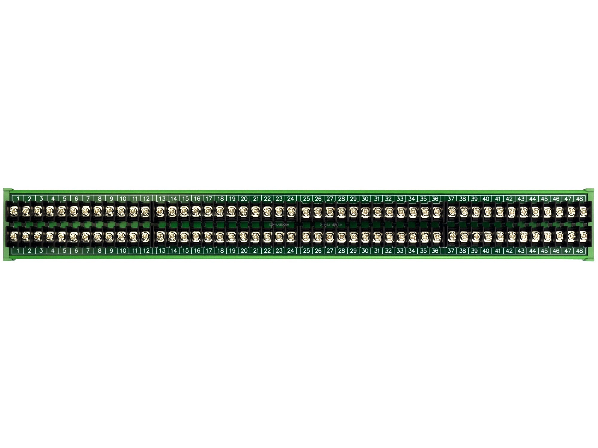DIN Rail Mount 20Amp 2x48 Position Barrier Terminal Block Module