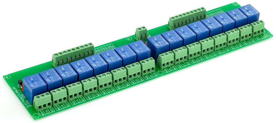 ELECTRONICS-SALON 16 SPDT Power Relay Module, DC 48V Coil, 10A 250VAC/30VDC, Board.
