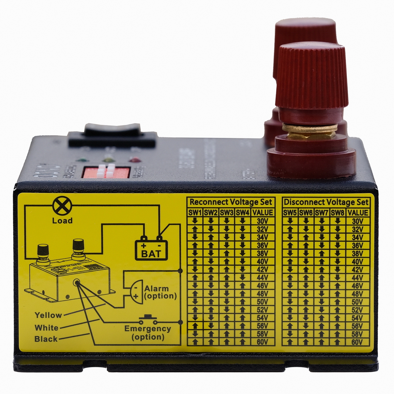 30-60V 80Amp Low Voltage Disconnect LVD Module, for 36V 48V Battery