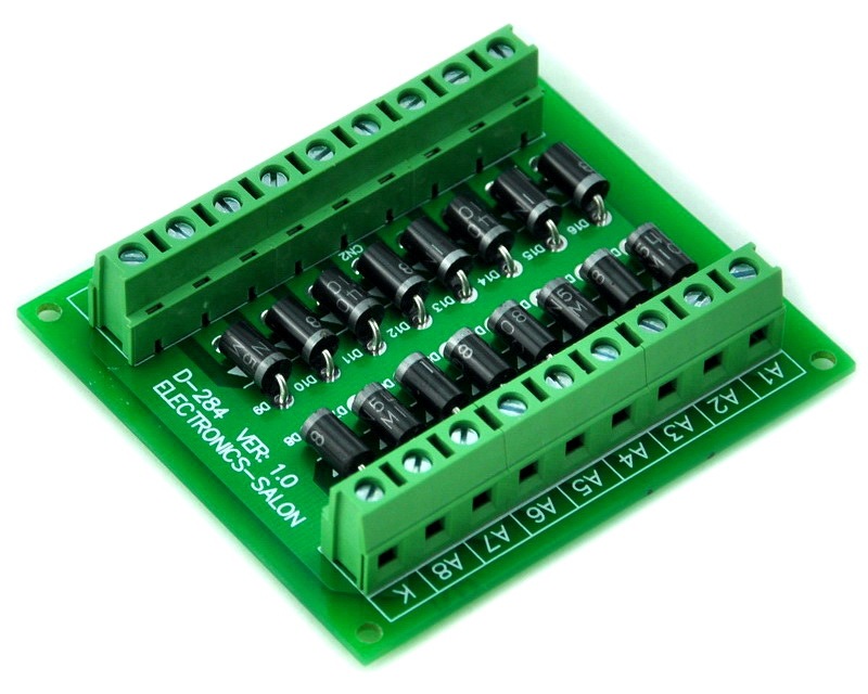 ELECTRONICS-SALON Common Cathode 16 Diode Network Module, 1N5408 3A 1000V.