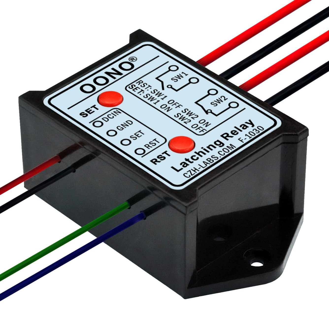DPST 1NO 1NC 8Amp Latching Relay Module, Version DC24V