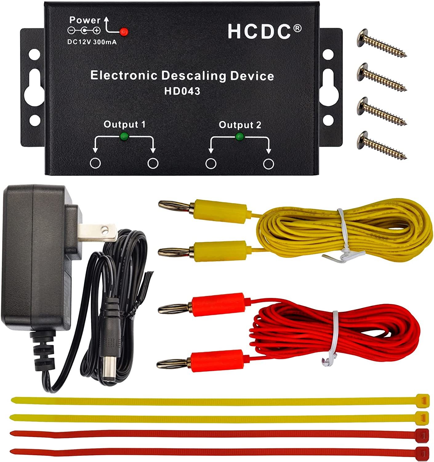 Electronic Water Descaler - Water Softener Alternative - Reduces Limescale, HD043