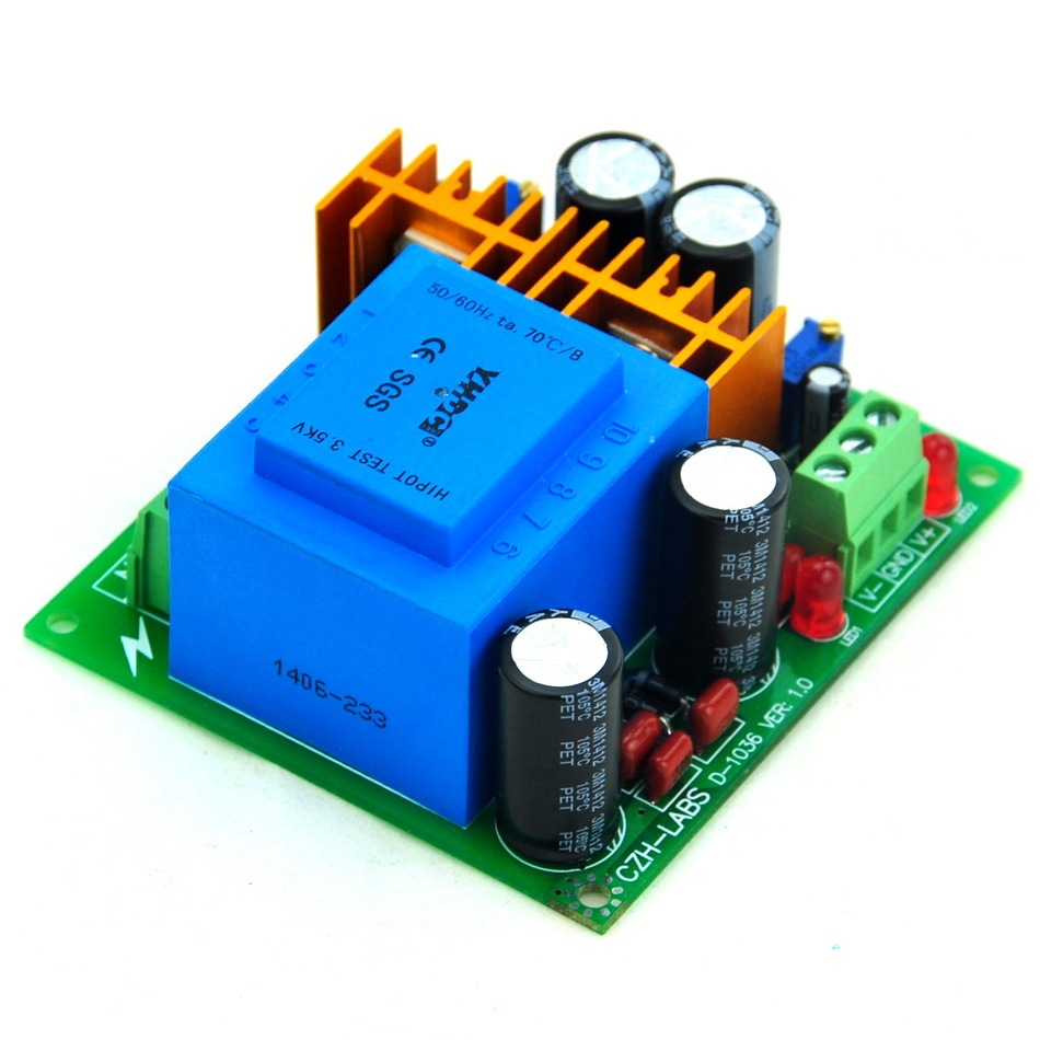 CZH-LABS In AC115V Out Positive/Negative DC1.25~15.8V Adjustable Voltage Regulator.