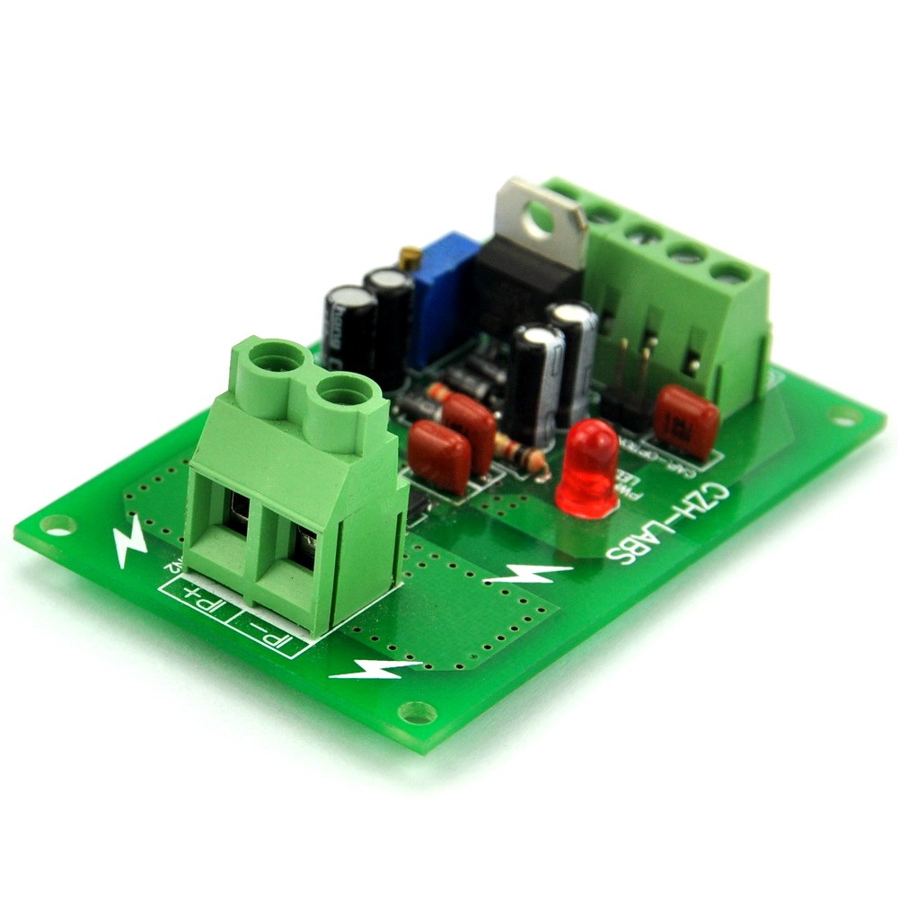 Panel Mount +/-5Amp AC/DC Current Sensor Module Board, based on ACS712.