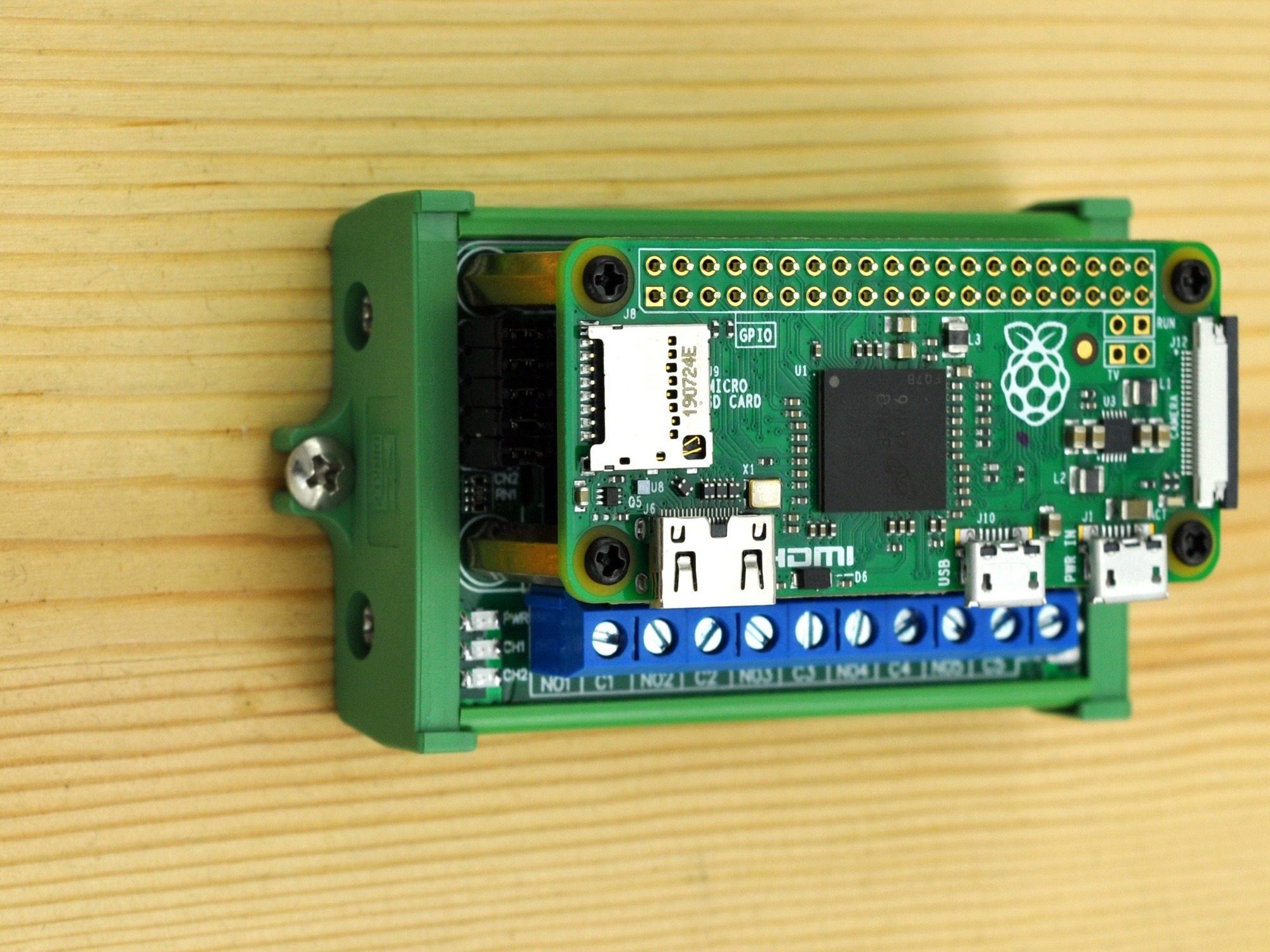 Screw Mount 5 SPST-NO RPi IoT Power Relay Module for Raspberry Pi Zero / Zero-W