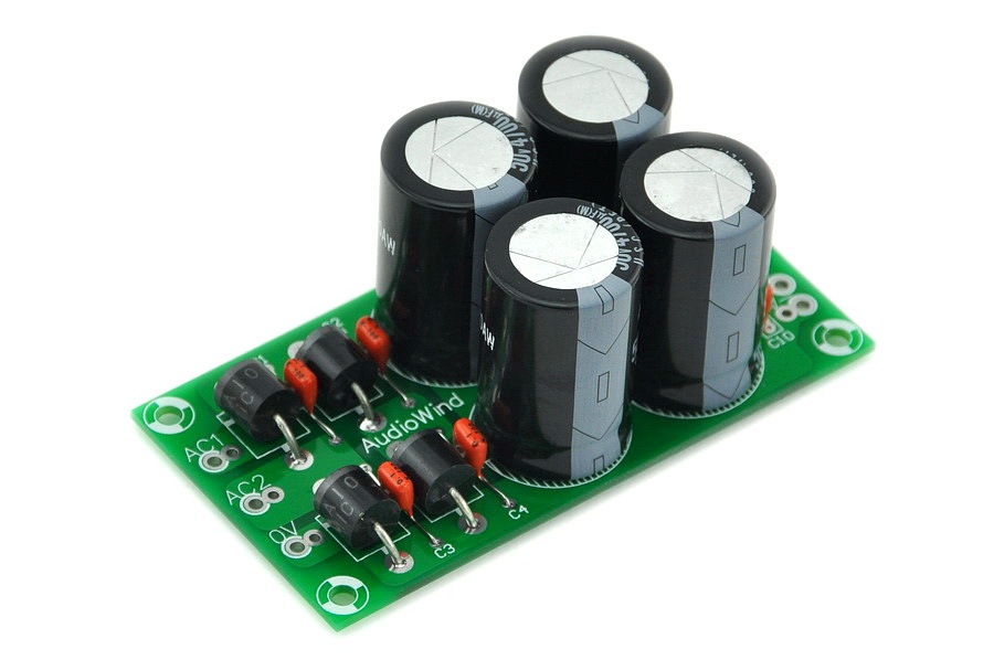 AudioWind Power Supply Board for Amplifiers, Max Out ±40V/10Amp.