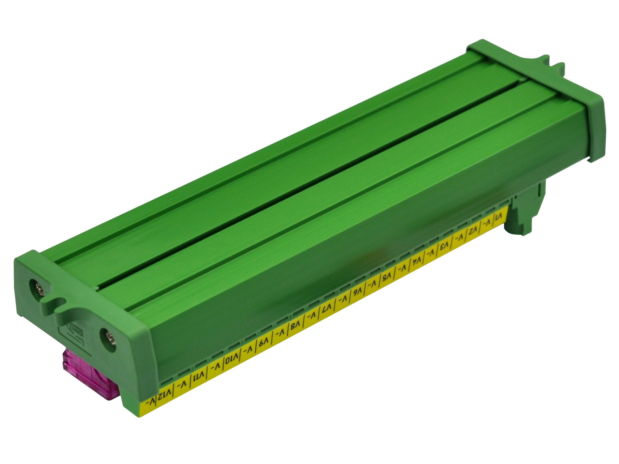 Screw Mount 12 Position DC Power Fuse Distribution Strip Module