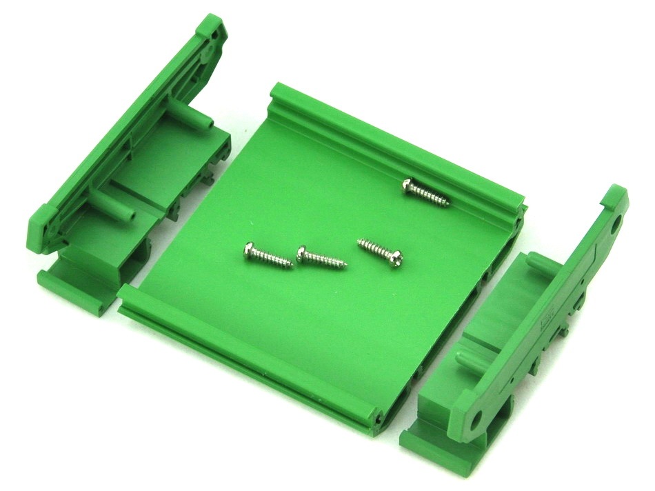 DIN Rail Mount Carrier, for 70mm x 72mm PCB, Housing, Bracket