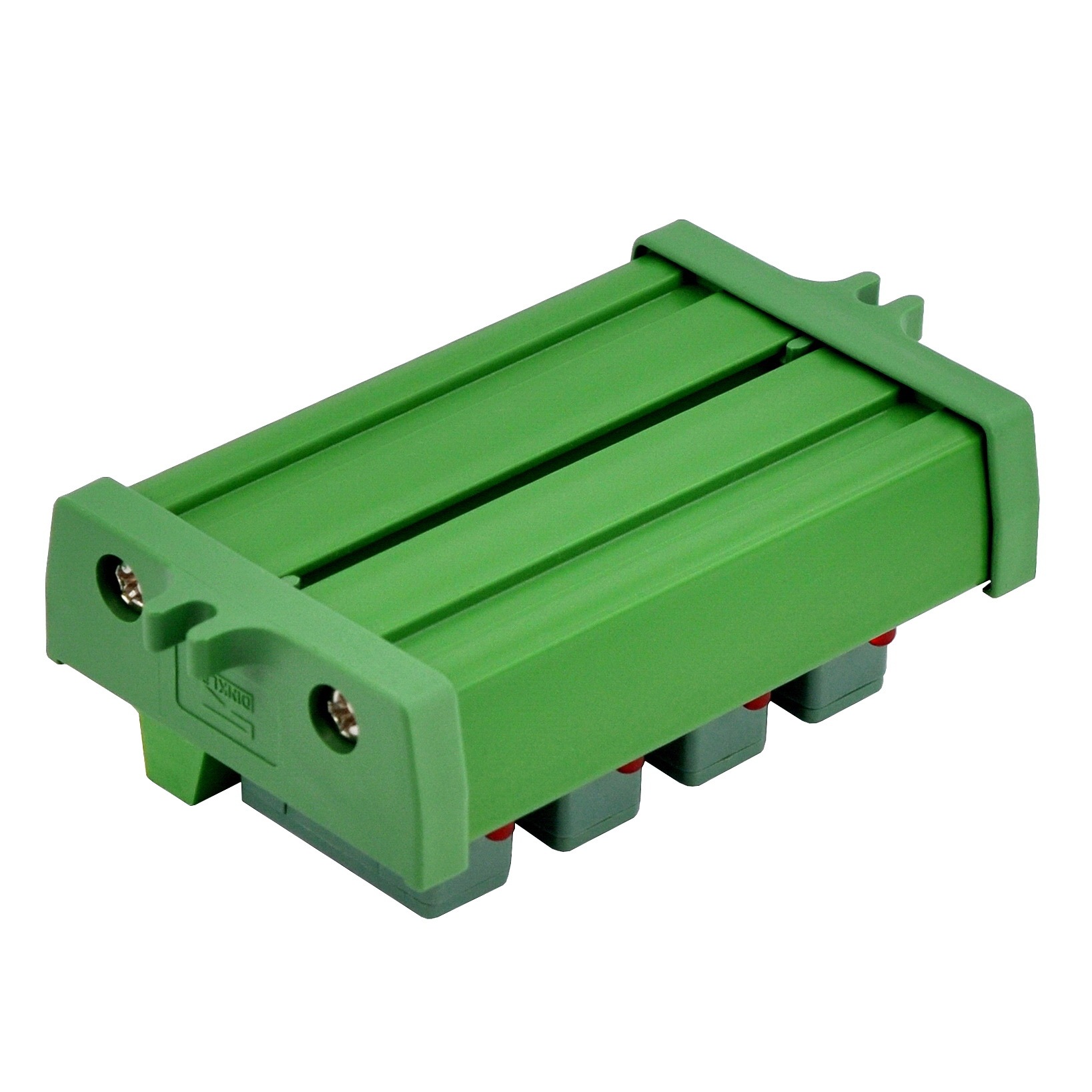 Screw Mount DC 5 - 50V 4 Channel Fuse Module, OONO D-1638DP