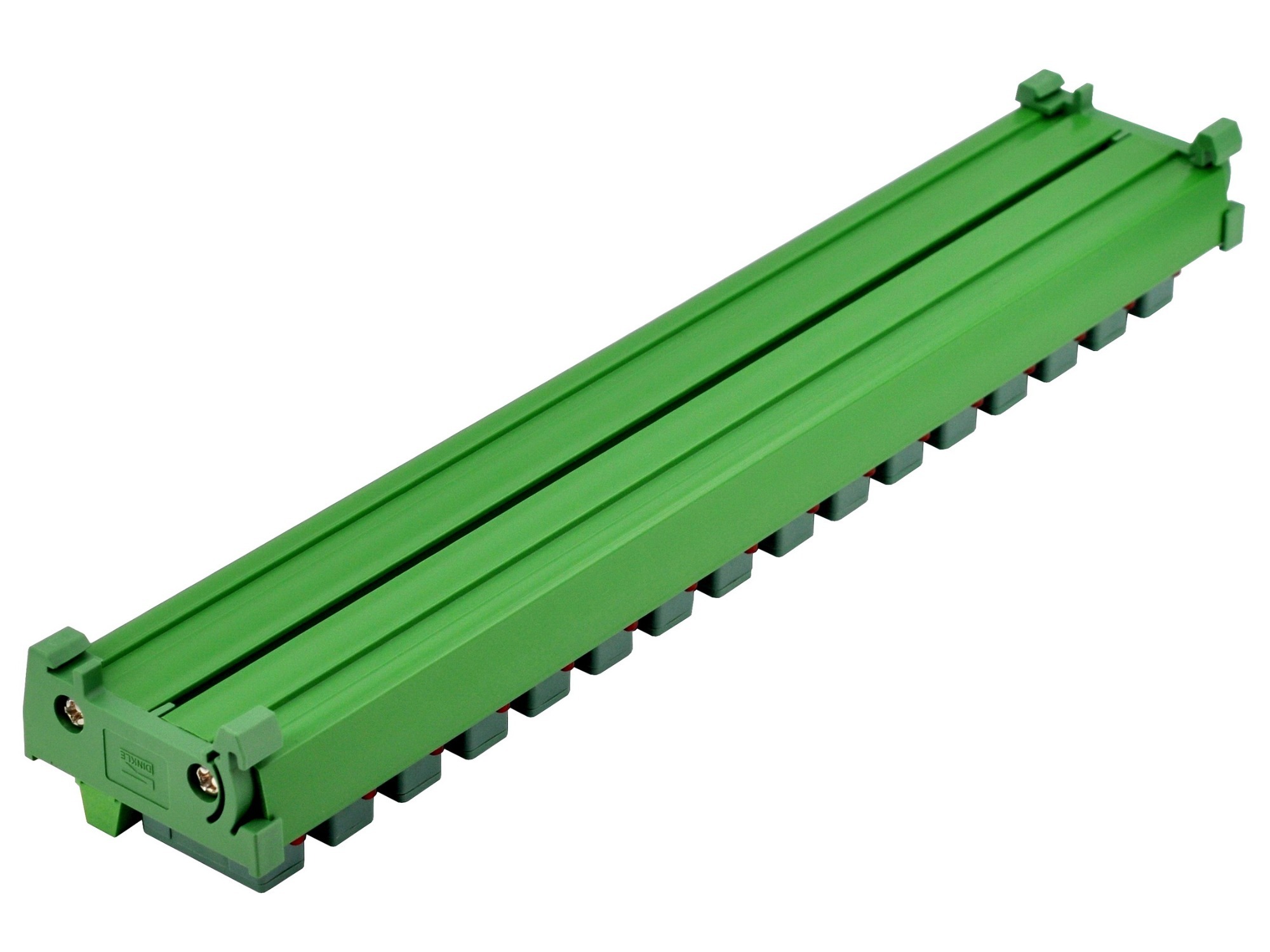 DIN Rail Mount DC 5 - 50V 16 Channel Fuse Module, OONO D-1641DT