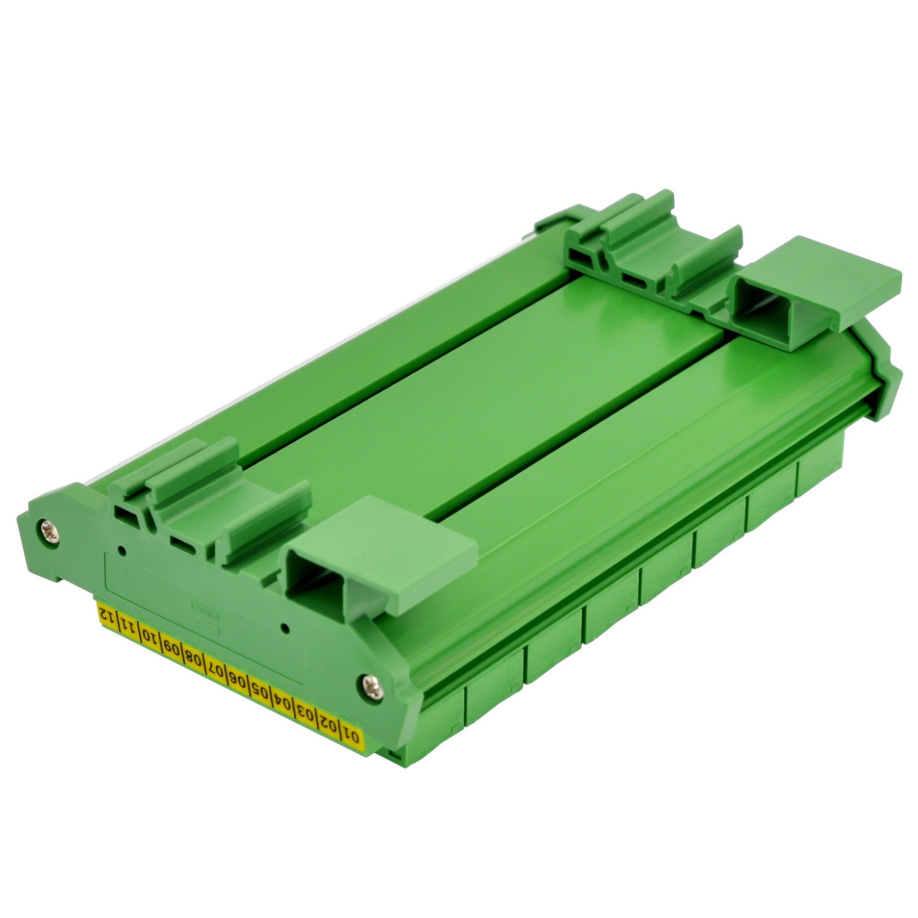 DIN Rail Mount 10A/300V 8x12 Pole Pluggable Screw Terminal Block Distribution Module