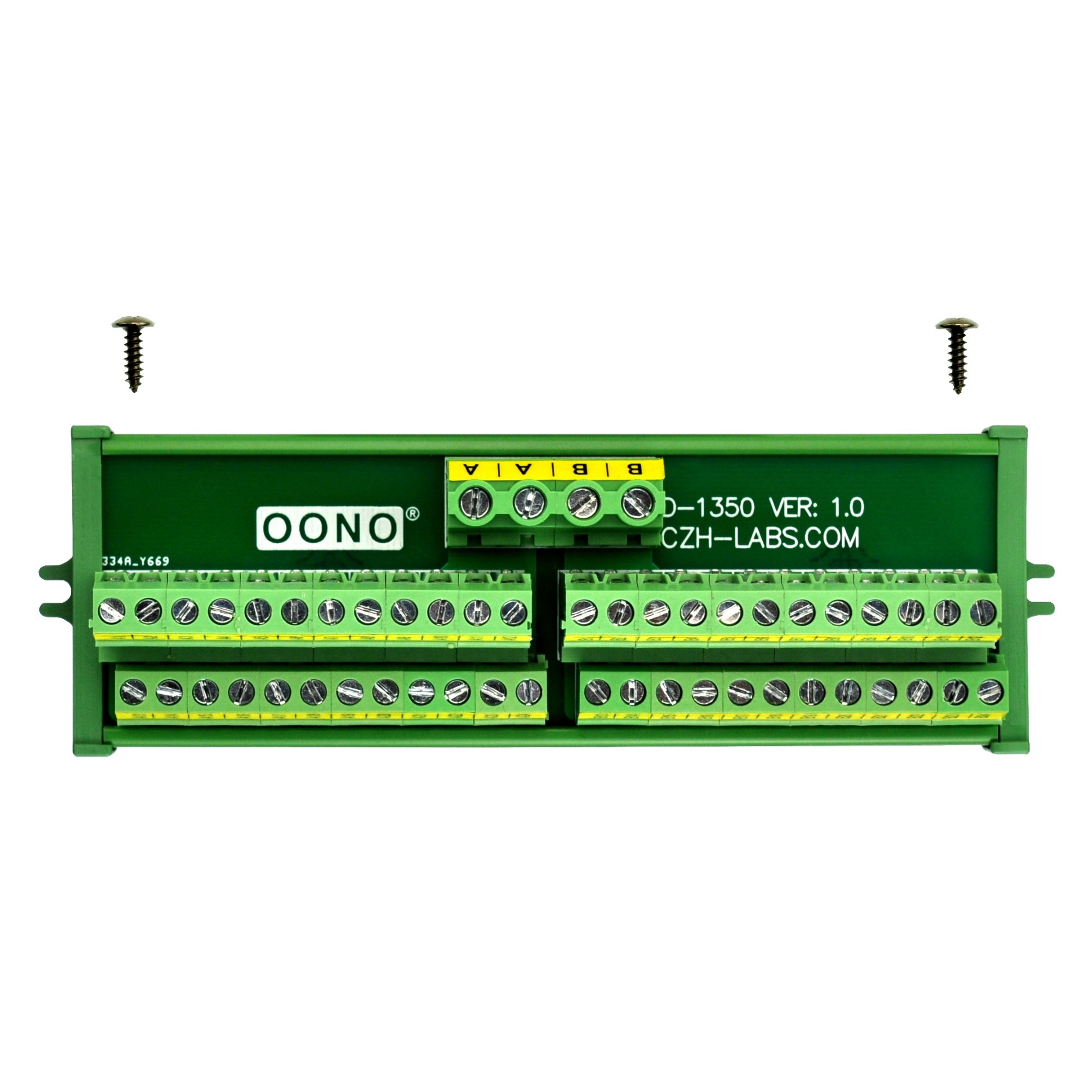 Screw Mount 2x24 Position Screw Terminal Block Power Distribution Module