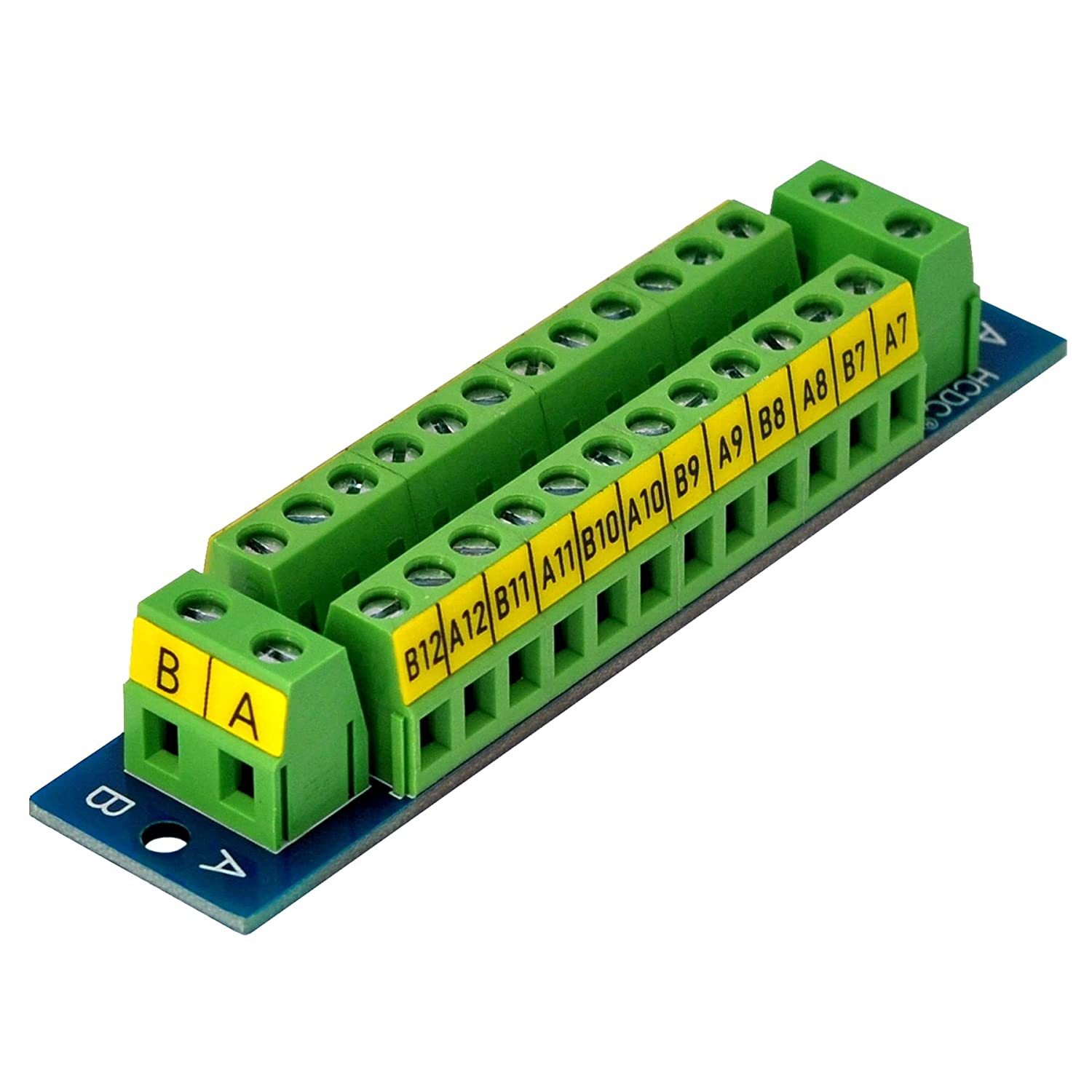 16 Amp 2x12 Position Terminal Block Distribution Module for AC DC 48V max.