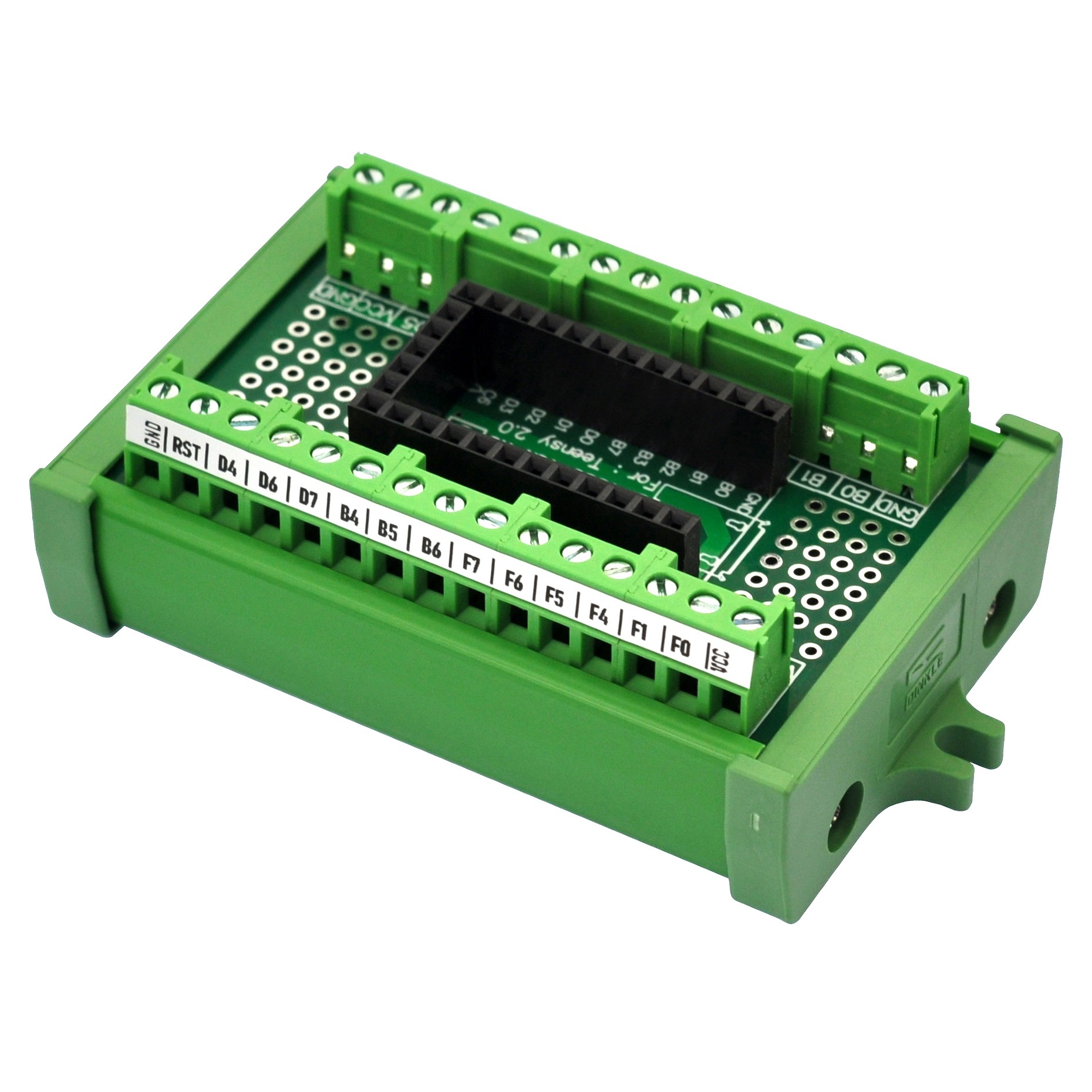 Terminal Block Breakout Board Module for Teensy 2.0, Screw Mount Version