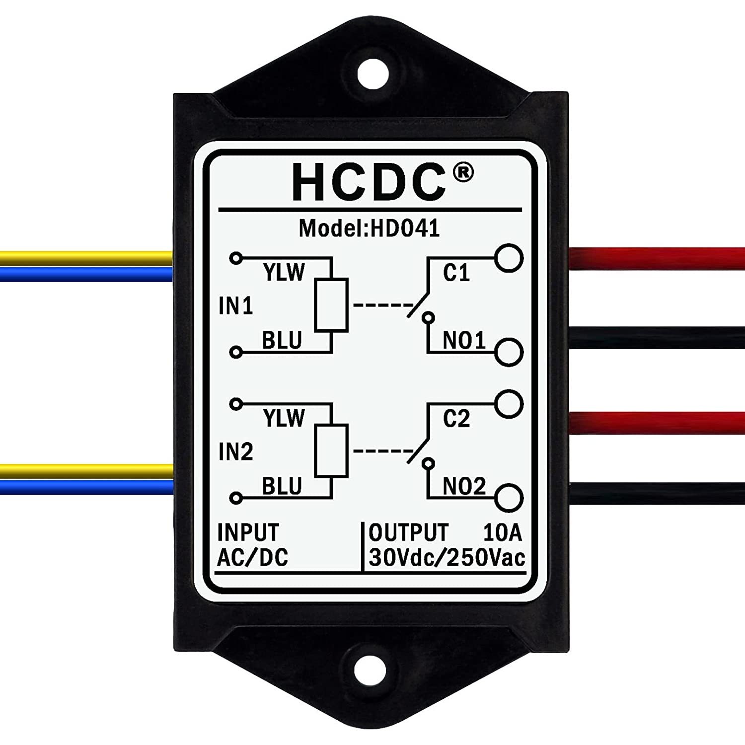 Dual SPST-NO 10 Amp Power Relay Module (AC/DC 5V)