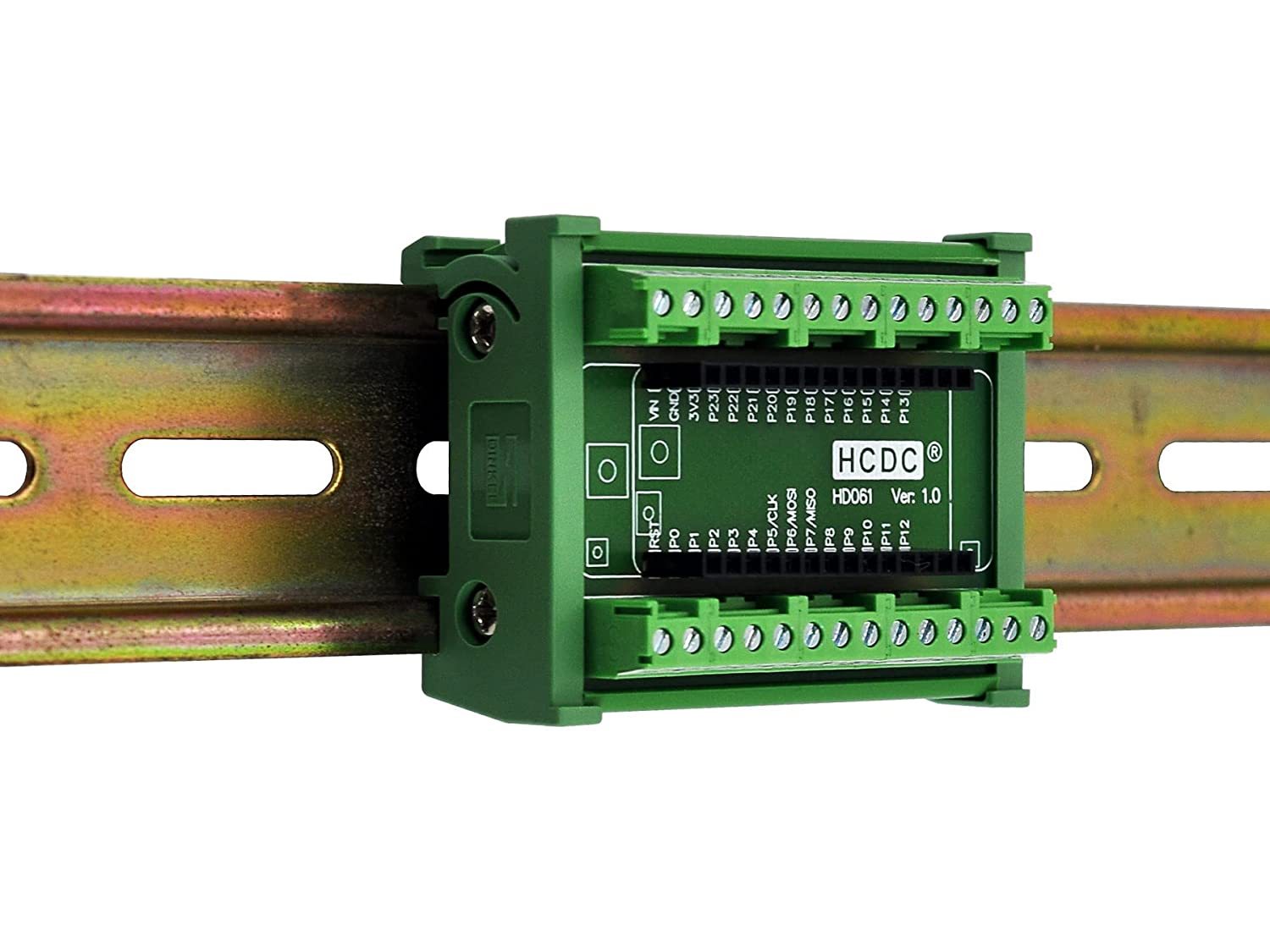 Terminal Block Breakout Board Module for Pycom WiPy LoPy SiPy FiPy (DIN Rail Mount)