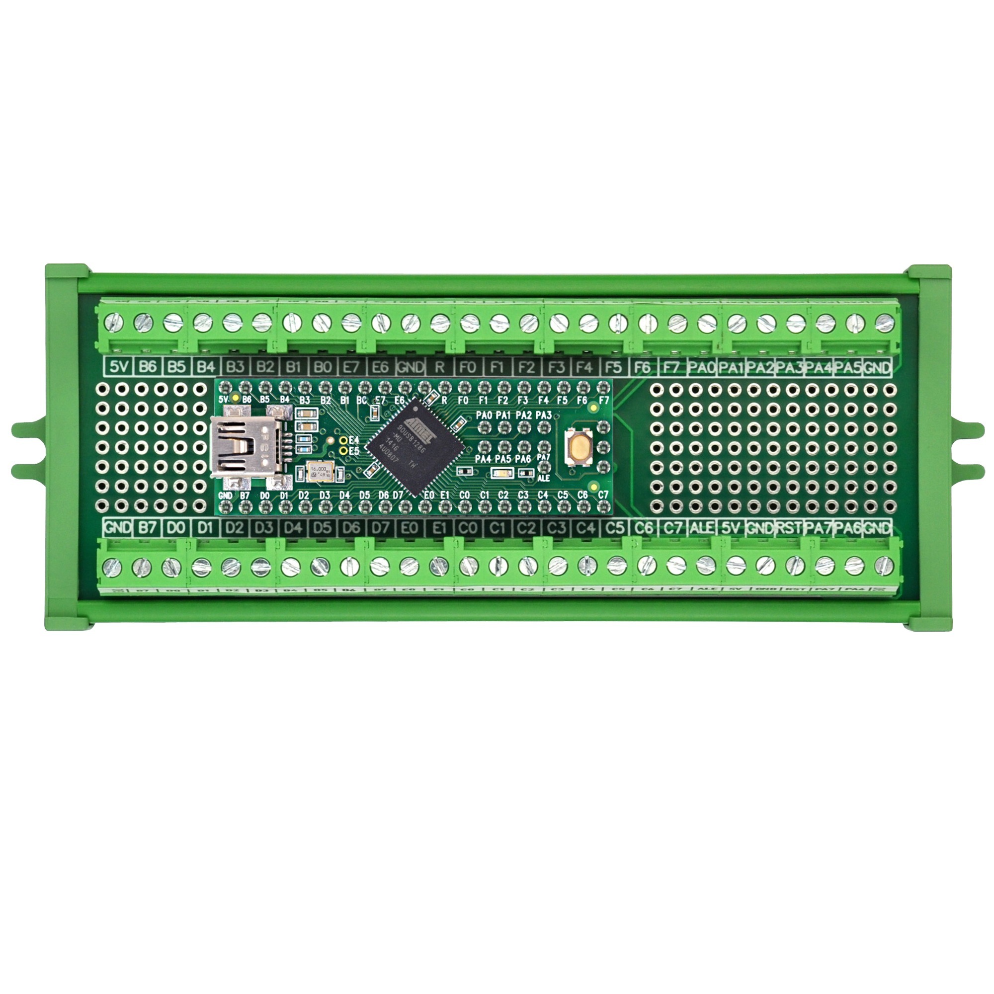 Terminal Block Breakout Board Module for Teensy++ 2.0, Screw Mount Version