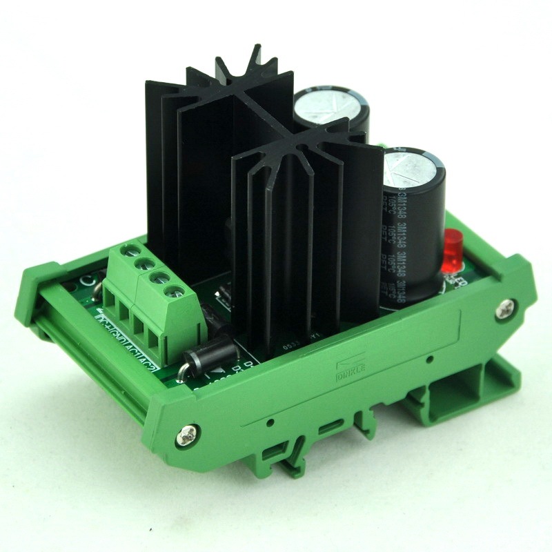 CZH DIN Rail Mount Positive 1.25~37V DC Adjustable Voltage Regulator Module.