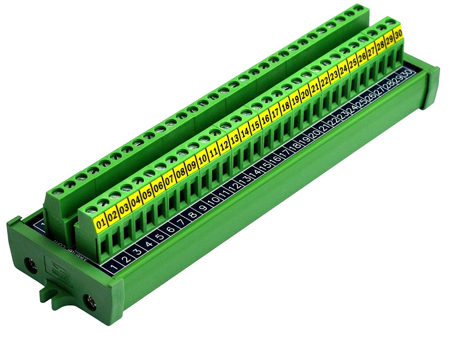 30 Position 24Amp/400V Screw Terminal Block Distribution Module (Screw Mount)