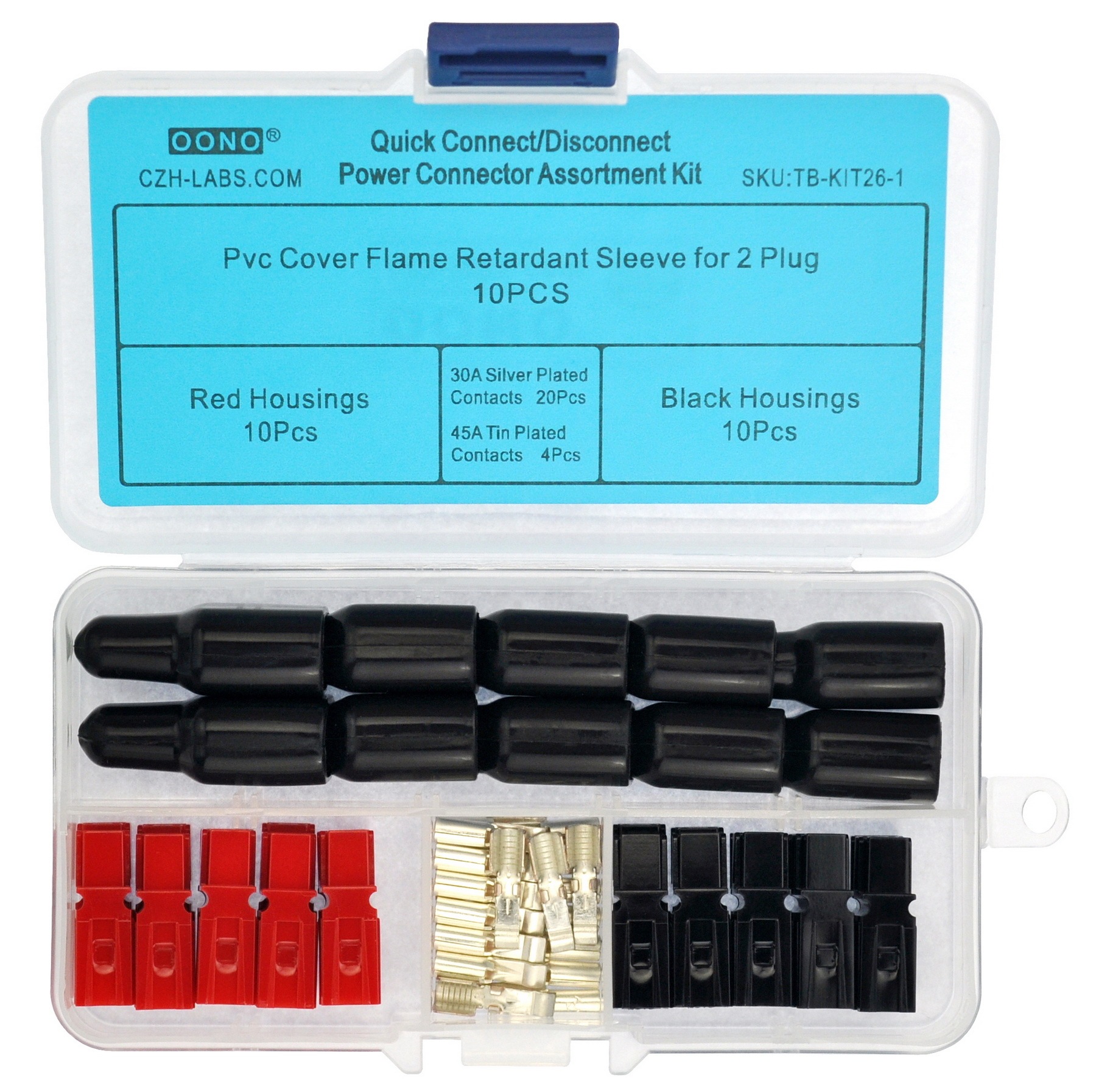 10 Pairs 30/45A Powerpole Connector Plug Assortment Kit